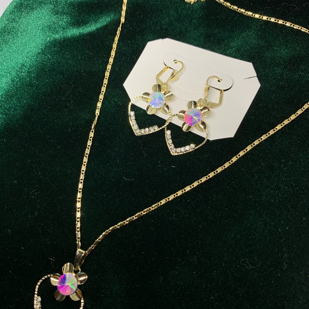 💥Just Reduced💥Gorgeous Italian Gold Necklace set - Picture 8 of 8